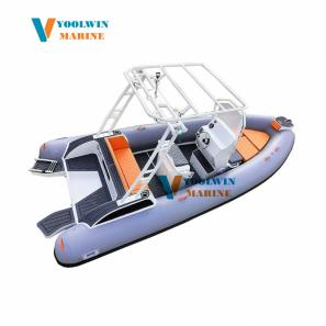 580 luxury orca hypalon aluminum rigid inflatable boat