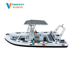 20ft aluminum rhib boat with swim platform