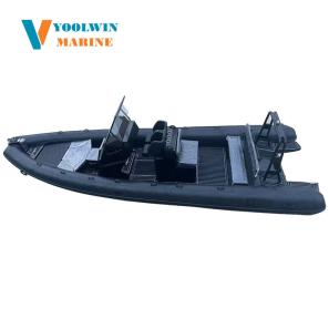 760 luxury deep v hull fast aluminum rigid inflatable boat