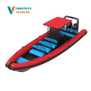 860 military patrol aluminum rib boat with CE Certificate