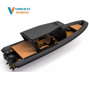 Yoolwin professinal off-shore 35ft recreational aluminum rib boat