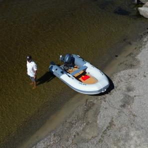 best aluminum rib tender boat with steering wheel