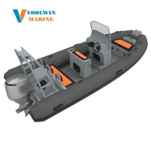 5.8m 580 sport recreational aluminum inflatable rigid boats for sale