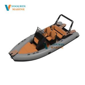 680 luxury 22ft Orca Hypalon aluiminum rigid inflatable boat