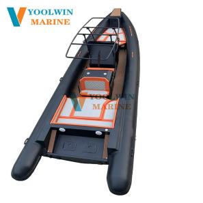 9.6m 32ft aluminum semi rigid luxury rib boat with CE 