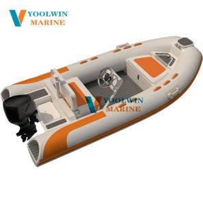 390 double deck alu rigid PVC rib inflatable boat 