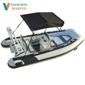 13ft aluminum rigid inflatable rib boat with outboard motor