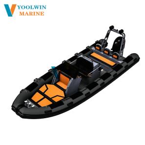 680 hypalon luxury inflatable rib speed boat 