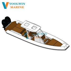 960 luxury orca hypalon semi rigid rib boat with toilet