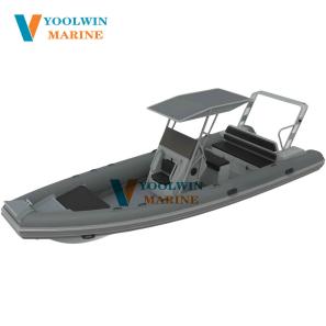 760 gray customized design sport rib boat for sale