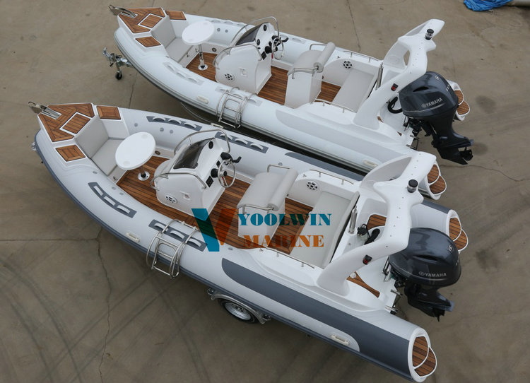 580 rigid inflatable boat with motor