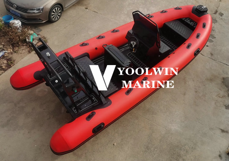 520 hypalon aluminum rib boat