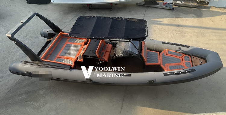 Italian aluminum rib boat 