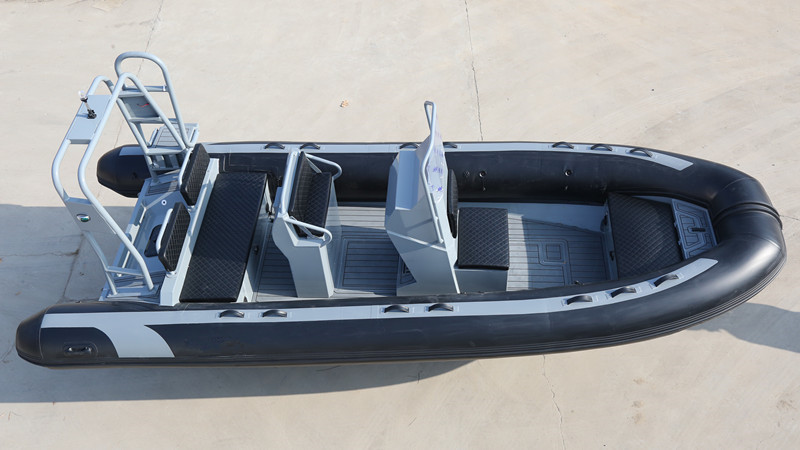 580 luxury aluminum rib boats