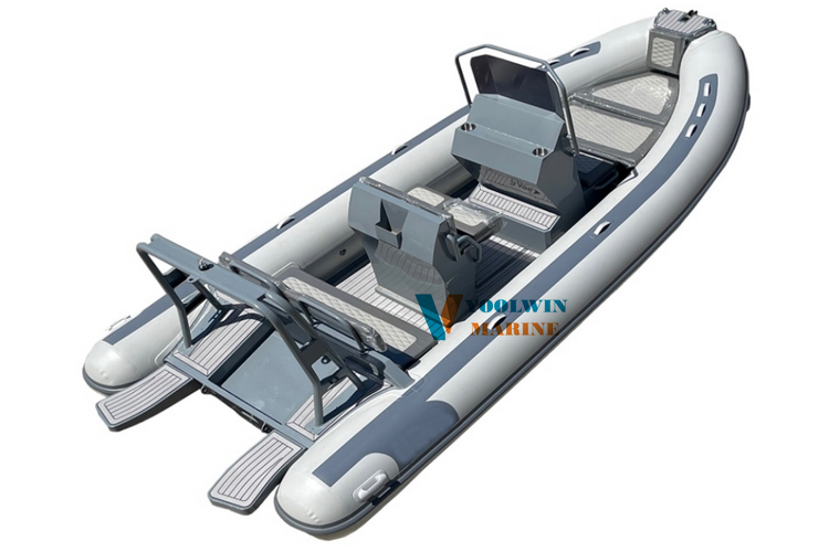 aluminum rib boat with engine