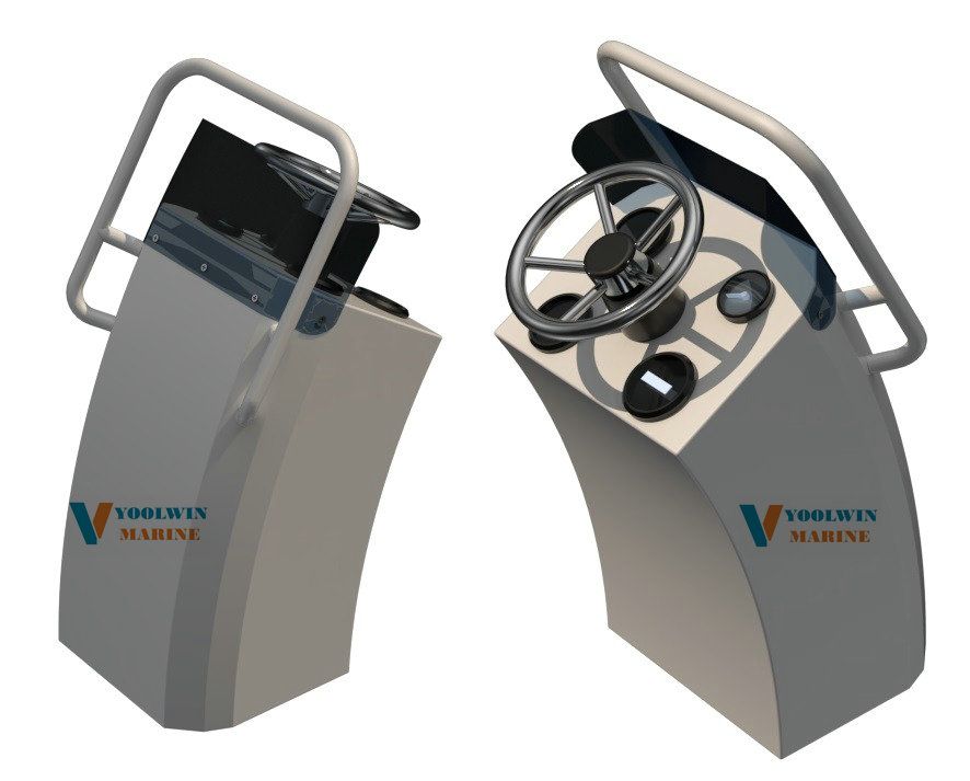 aluminum rib boat center console