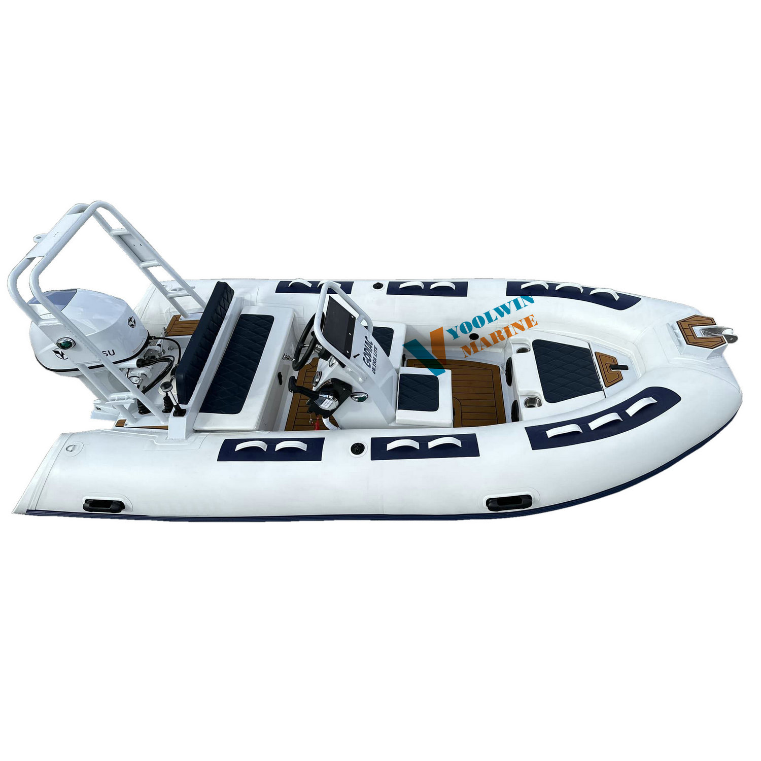 390 high performance aluminum rib boat