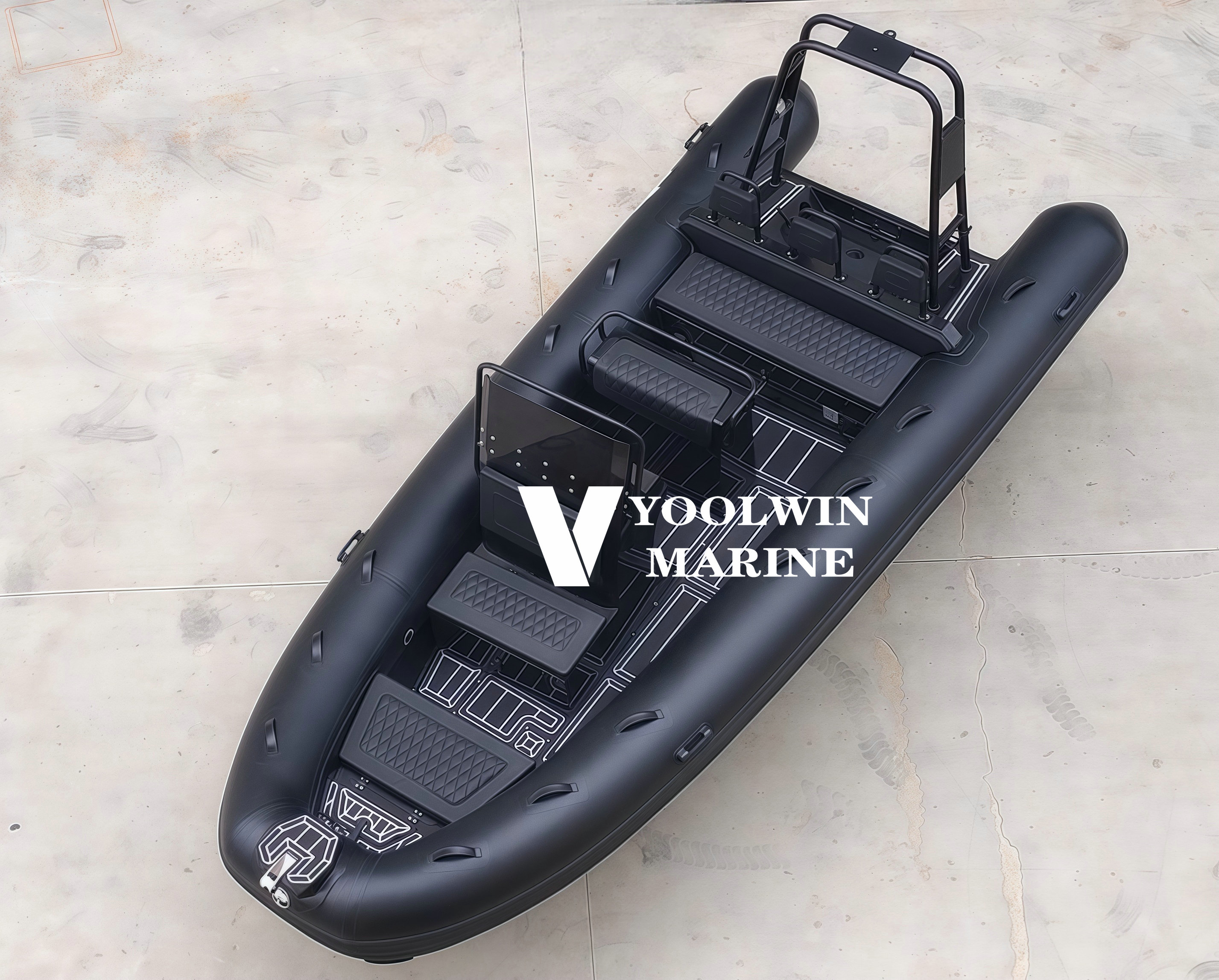 520 aluminum rib boat