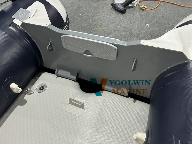 inflatable boat aluminum transom