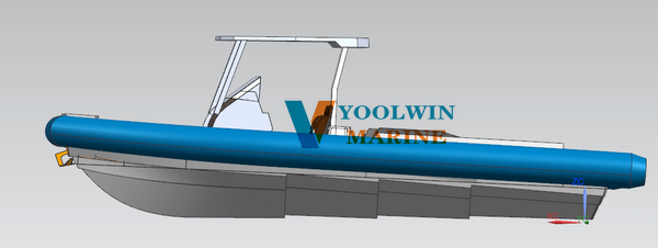 960 aluminum RIB Boat structure