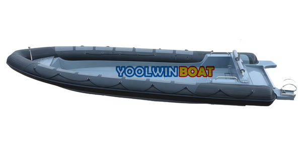 900 navy aluminum rib boat