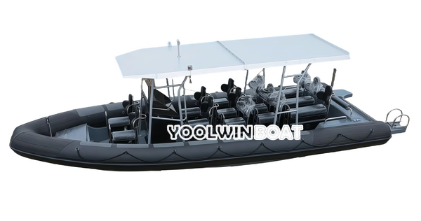 900 military aluminum rib boat