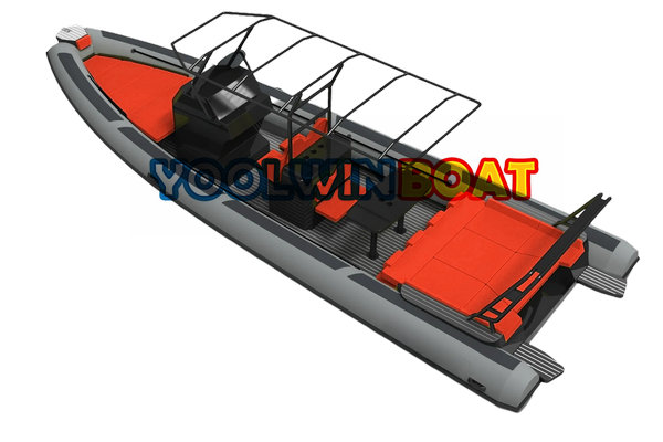 800 cruising aluminum rib boat